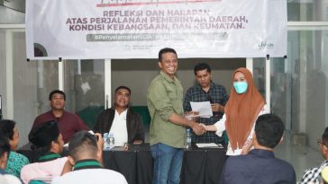 Jajaran pengurus MW KAHMI Maluku Utara dalam sebuah acara diskusi, Januari 2022. Dokumentasi MW KAHMI Maluku Utara