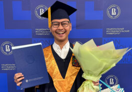 Faiz Arsyad, pemuda asal Kota Bekasi, Jabar, berhasil menyelesaikan pendidikan master di Fakultas Ilmu Ekonomi National Research University Higher School of Economics (HSE University) Rusia. Dokumentasi pribadi